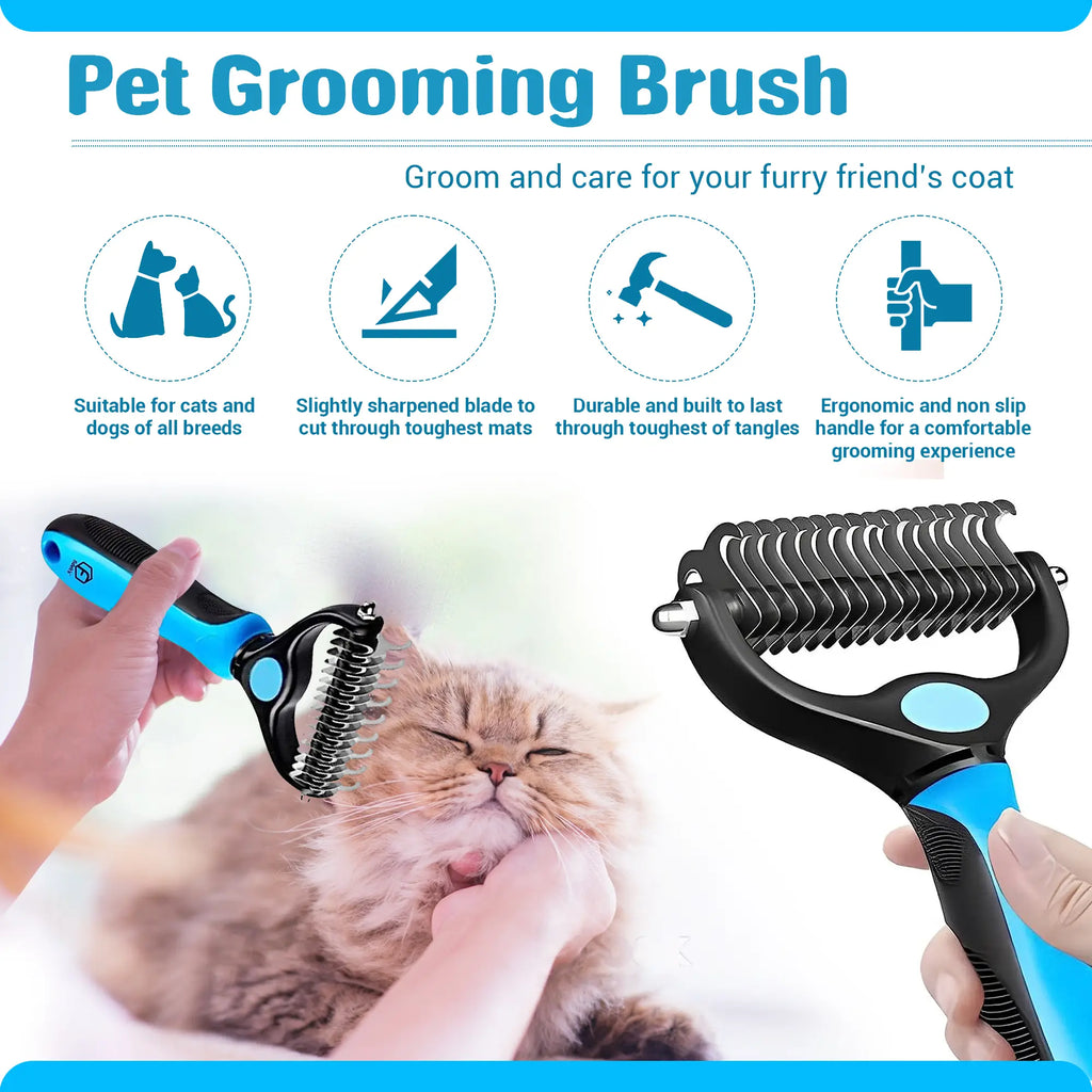 FIDEH 4-in-1 Pet Grooming & Care Essential Kit