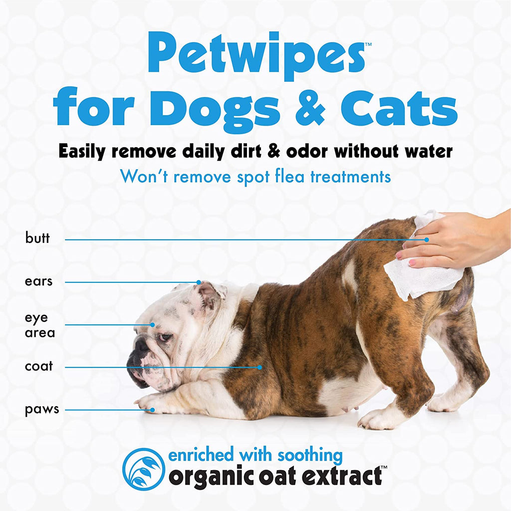 Petkin Big n' Thick Grooming Wipes - 400 Count (4-Pack)