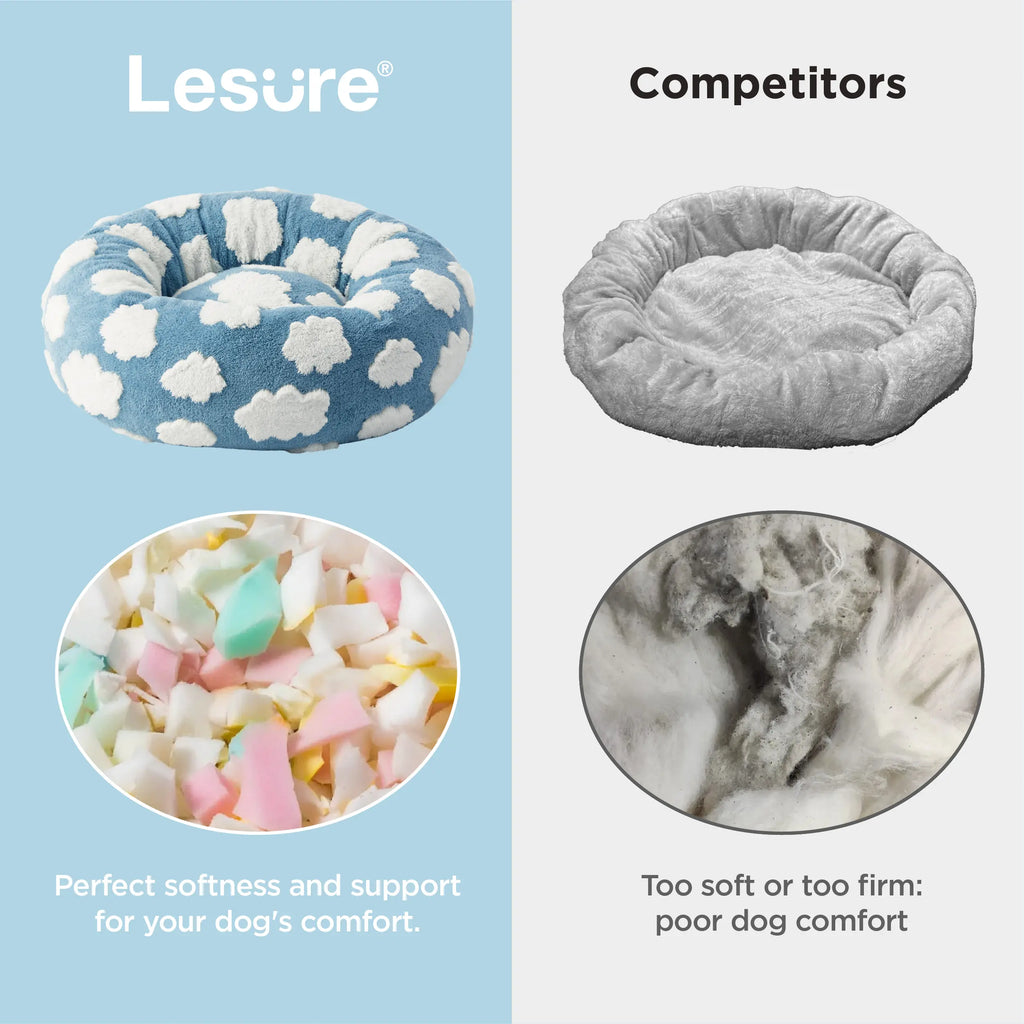 Cloud-Soft Calming Donut Bed – Ultra-Plush Anti-Anxiety Pet Bed