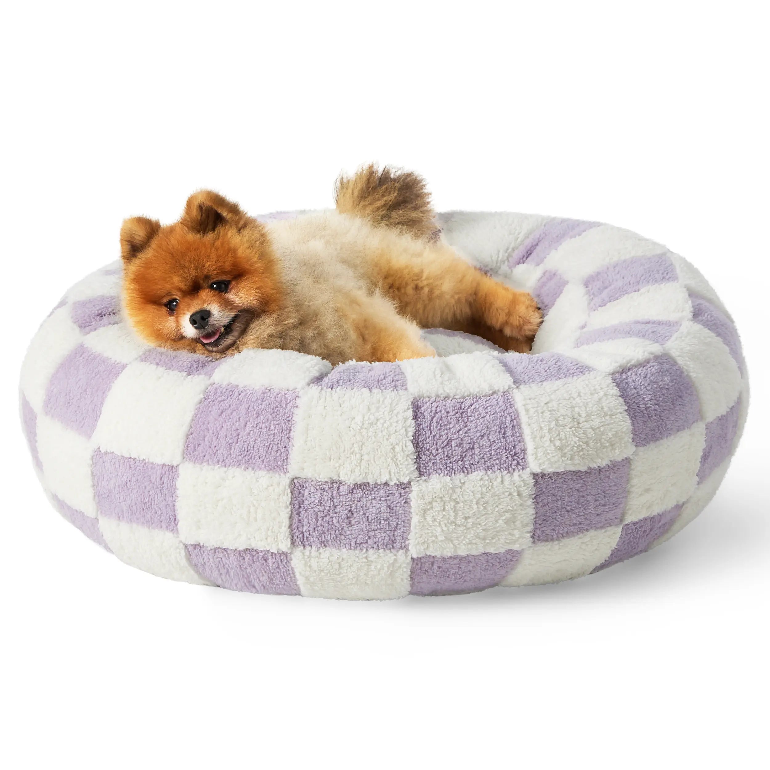 Cloud-Soft Calming Donut Bed – Ultra-Plush Anti-Anxiety Pet Bed