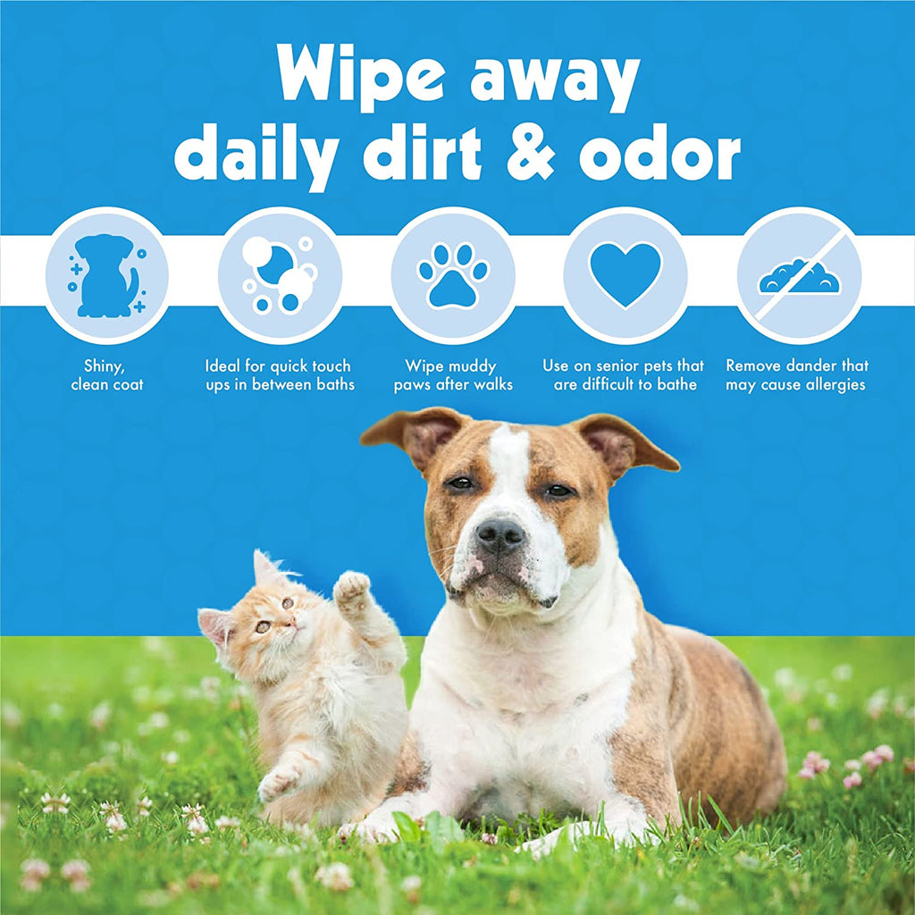 Petkin Big n' Thick Grooming Wipes - 400 Count (4-Pack)