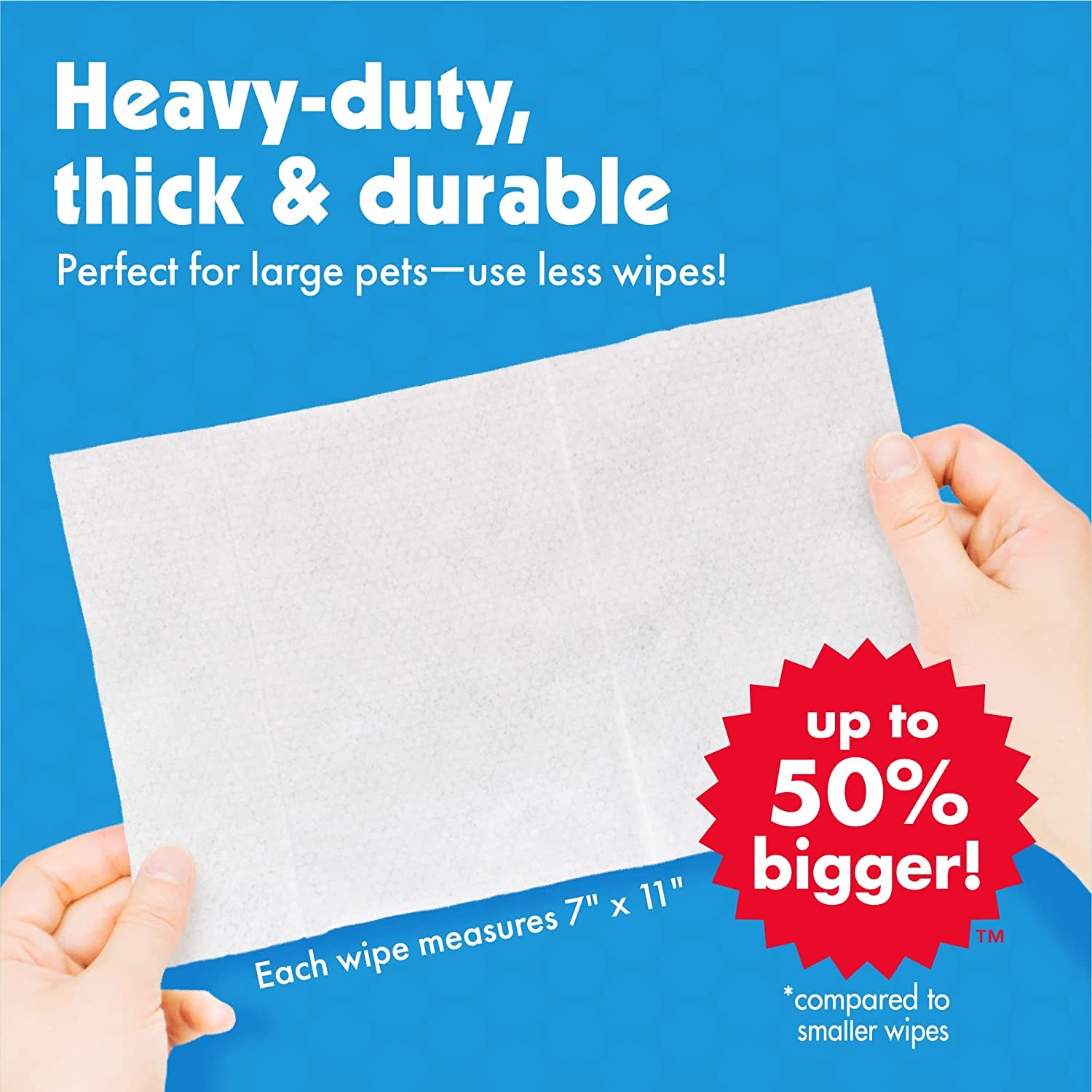 Petkin Big n' Thick Grooming Wipes - 400 Count (4-Pack)