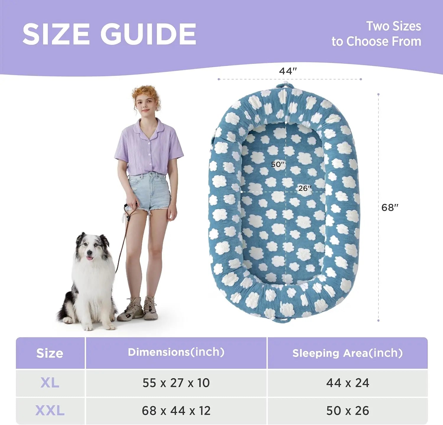 Cloud-Soft Calming Donut Bed – Ultra-Plush Anti-Anxiety Pet Bed
